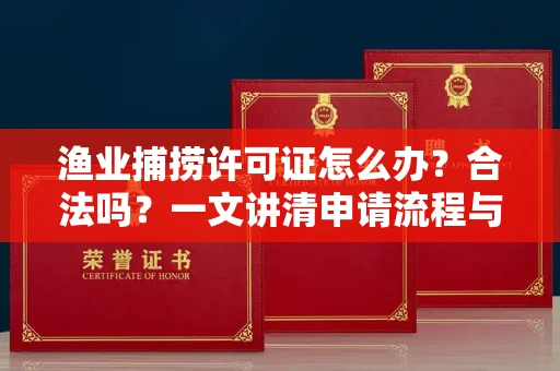 温州渔业捕捞许可证怎么办?合法吗?一文讲清申请流程与合规要点